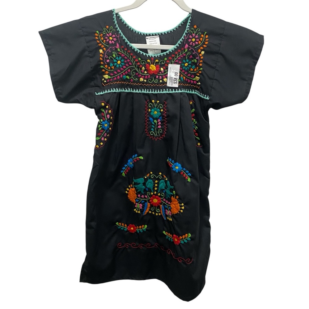 Girl’s Embroidered Fiesta Dress